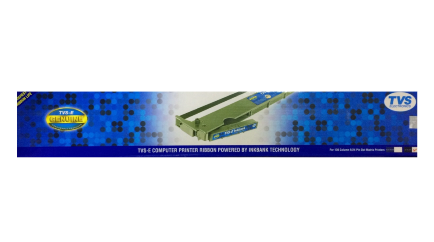 TVS 136 Column 9/24 Pin Ribbon Cartridge (2017100069)