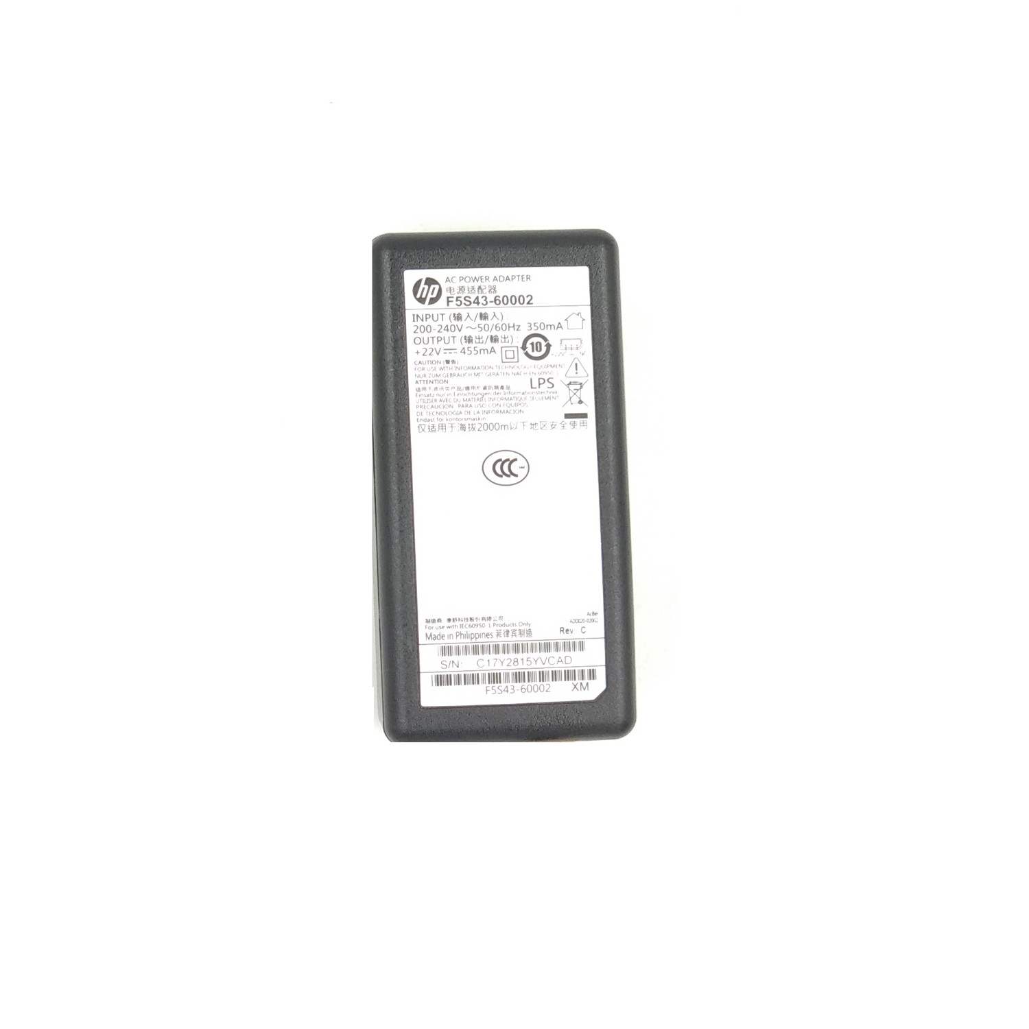 Power Supply For HP DeskJet Ink Advantage 2138 Printer