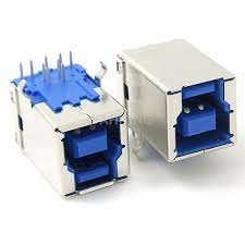 High Speed Data Transfer USB 3.0 Female Connector Charging Socket For Printer Inference BF Type 2 Bent Feet 180 Degree