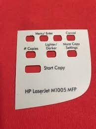 PANEL STICKER FOR HP M1005