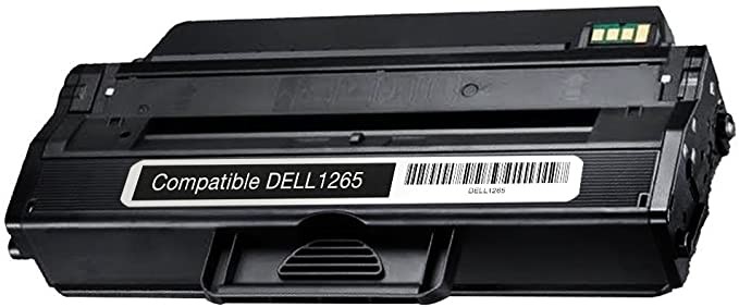 Laser Toner Cartridge 1265 Black Compatible For Dell 1260 1265 Printer