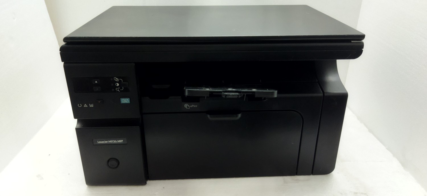 RB HP  Laserjet Pro M1136 Multifunction Monochrome Laser Printer (Black)